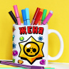 Кружка Brawl Stars с именем Женя Фото № 1